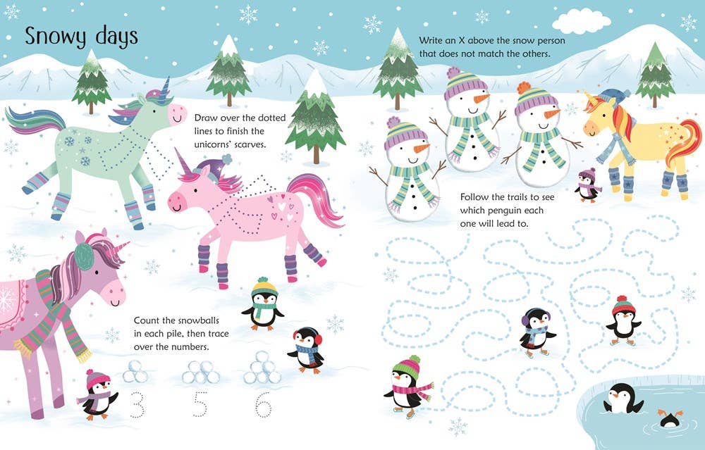 Usborne Wipe-Clean Unicorn Activities