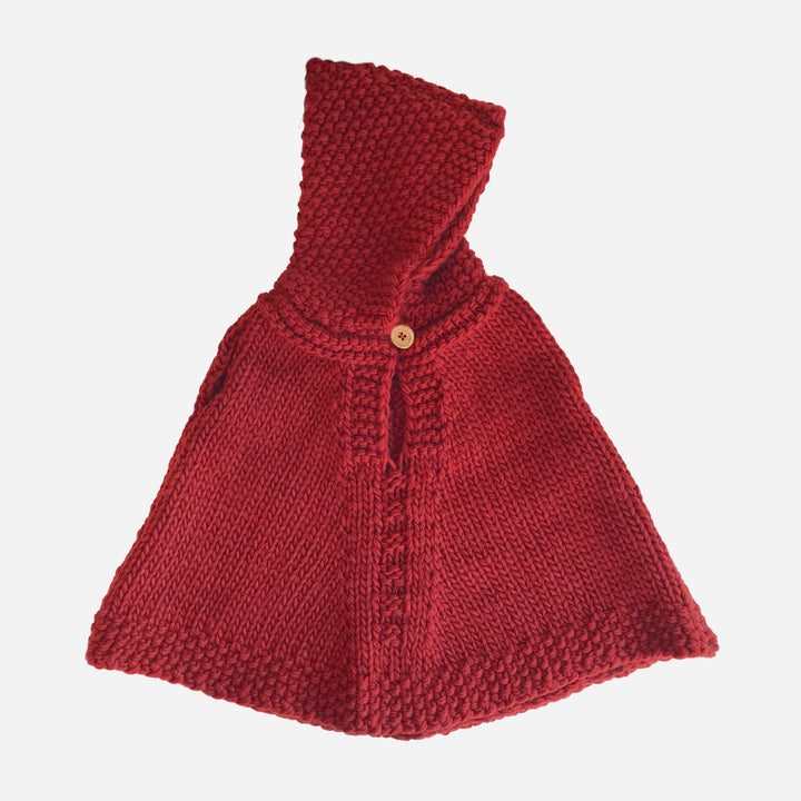 Blueberry Hill Poncho - Red