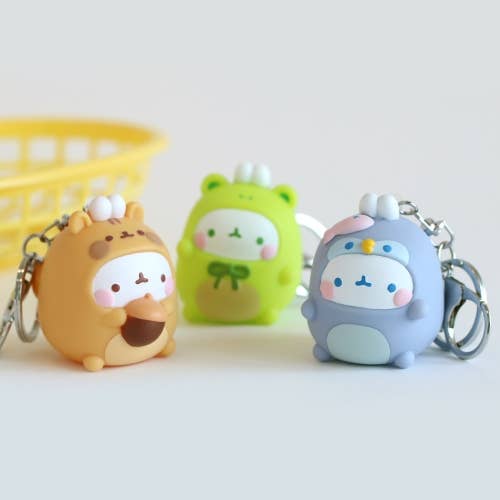 Molang Figure Keyring Bag Charms– Random Design