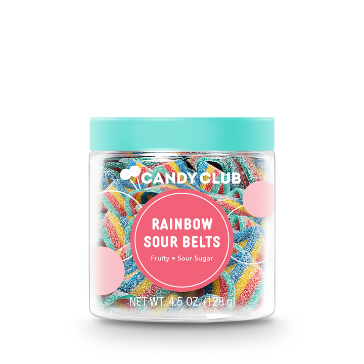 Candy Club Rainbow Sour Belts