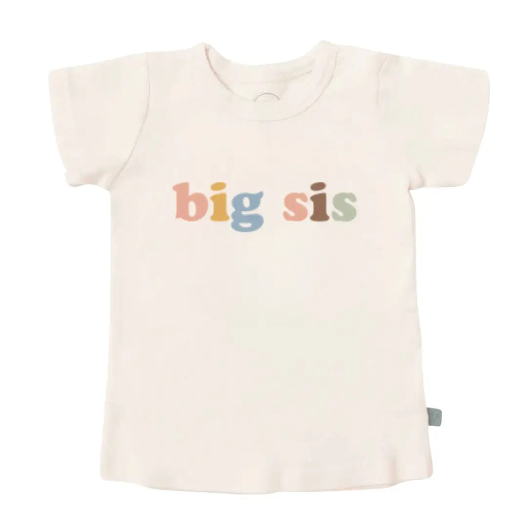 Finn + Emma Kid Graphic Organic Tee - Big Sis Desert Bloom