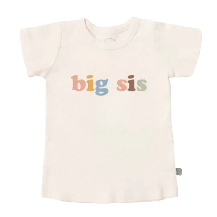 Finn + Emma Kid Graphic Organic Tee - Big Sis Desert Bloom