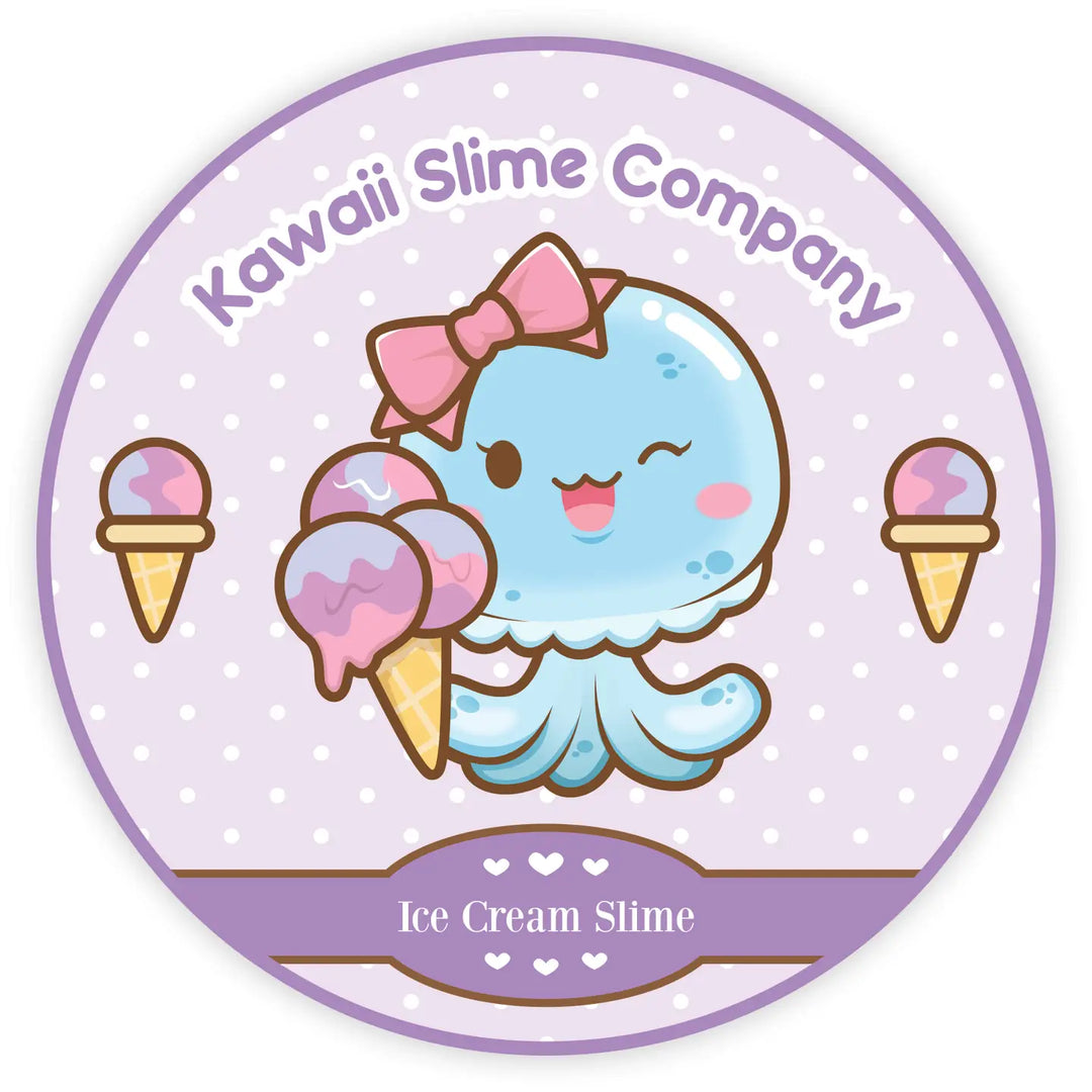 Kawaii Slime Company Cotton Candy Ice Cream Slime