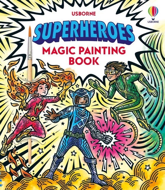 Usborne Superheroes Magic Painting Book