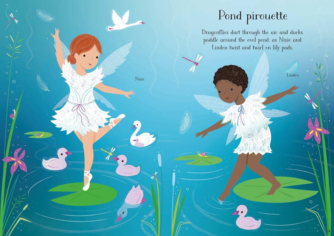 Usborne Little Sticker Dolly Dressing Ballet Fairies