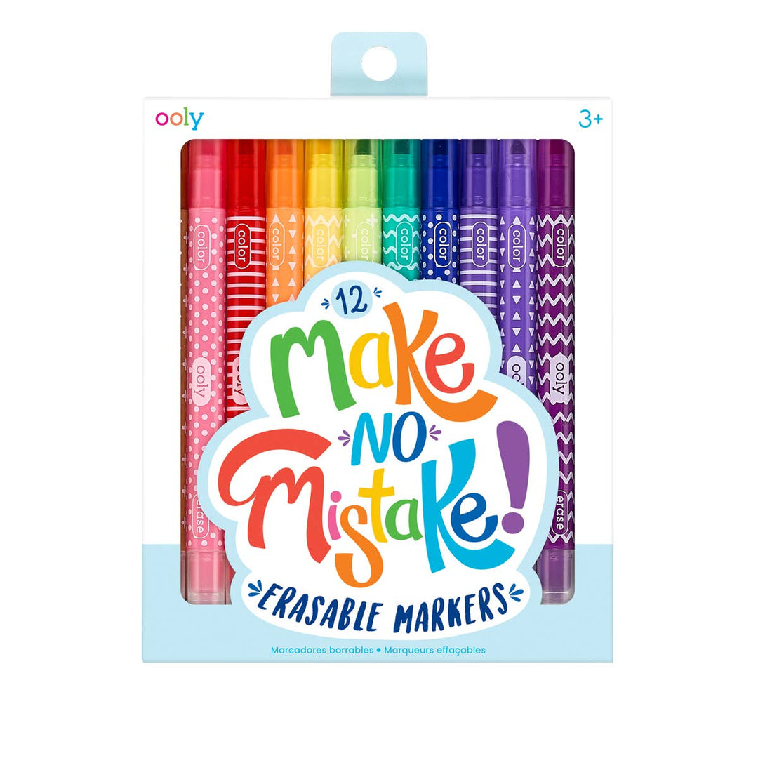 Ooly Make no Mistake! Erasable Markers (Set of 12)