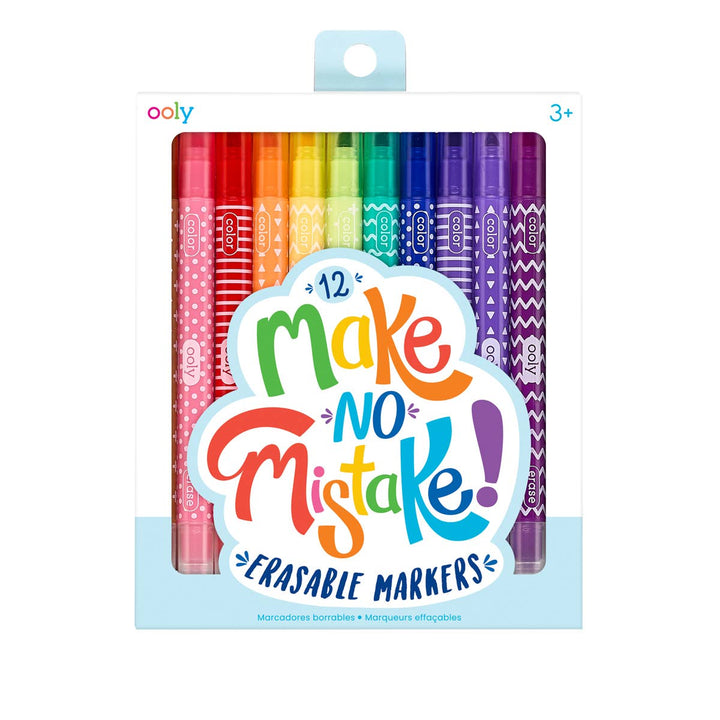 Ooly Make no Mistake! Erasable Markers (Set of 12)