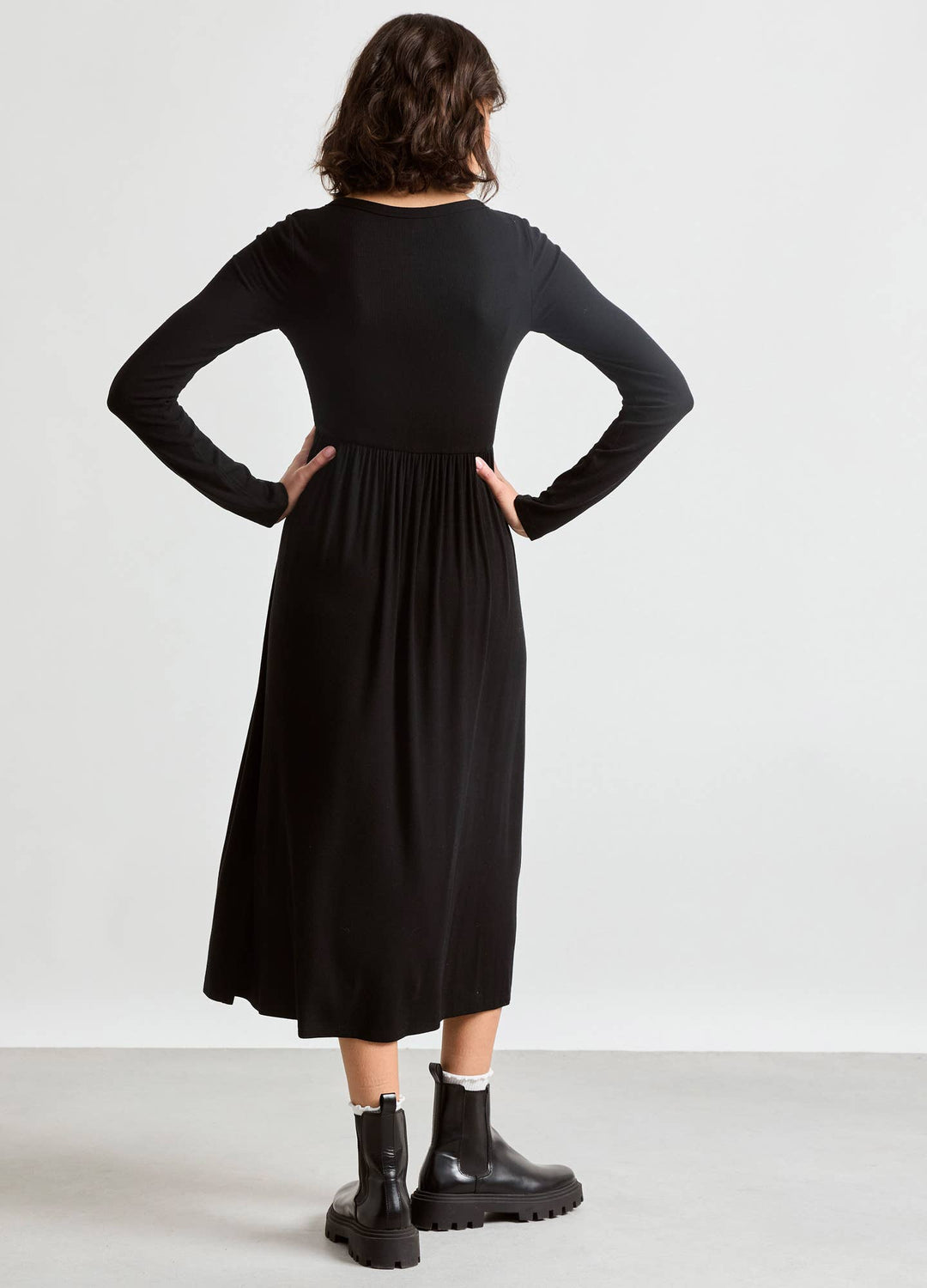 Hatch CollectionThe Softest Rib Maternity Nursing Friendly Dress
