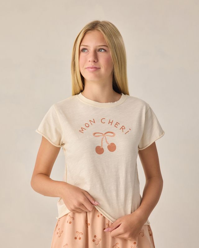 Rylee + Cru Teen Vintage Tee - Natural
