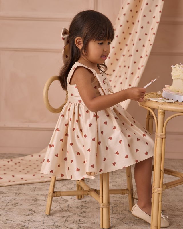 Noralee Cindy Dress - Red Hearts