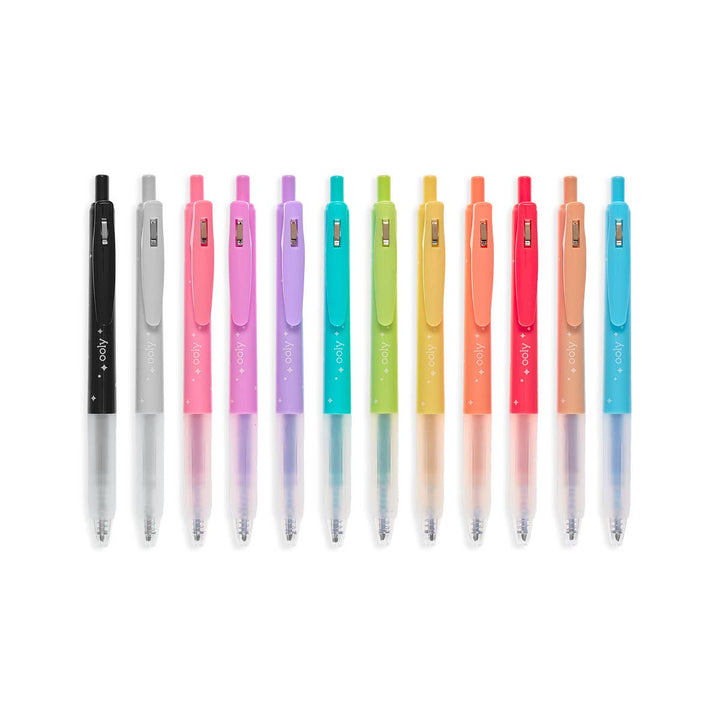 Ooly Oh My Glitter! Retractable Glitter Ink Gel Pens (Set of 12)