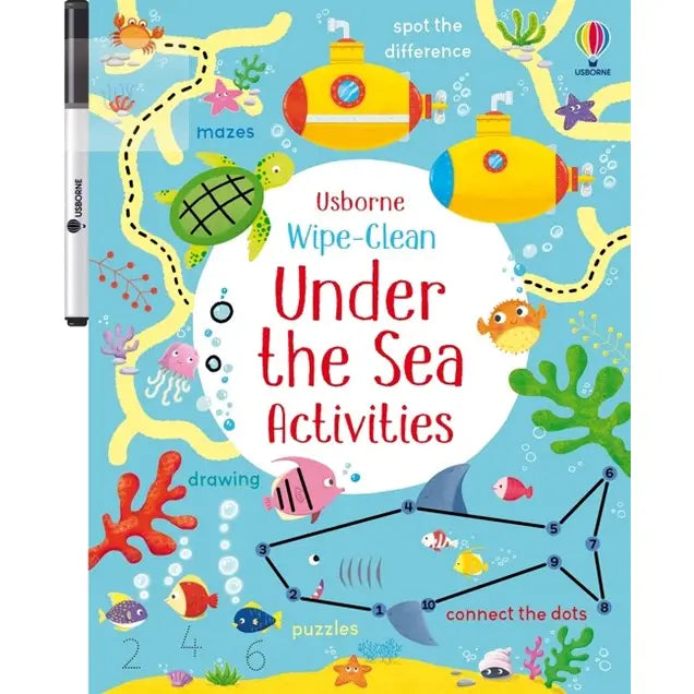 Usborne Wipe-Clean Under the Sea Activities