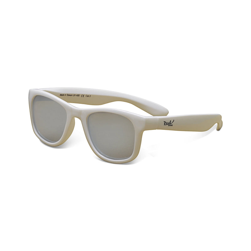 Real Shades Surf Flexible Frame Sunglasses - White