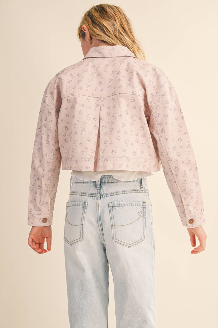 Heart And Arrow Cropped Jacket