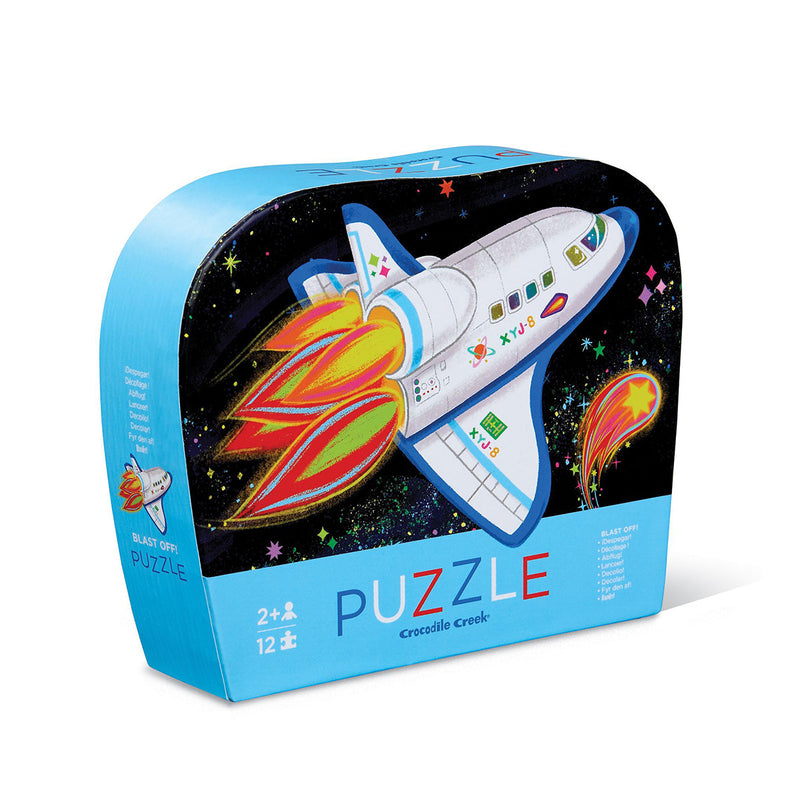 Crocodile Creek 12 Piece Mini Puzzle - Blast Off