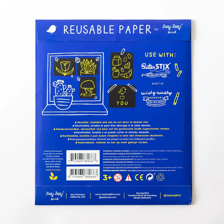 Jaq Jaq Bird Reusable & Erasable Paper 10 Pack