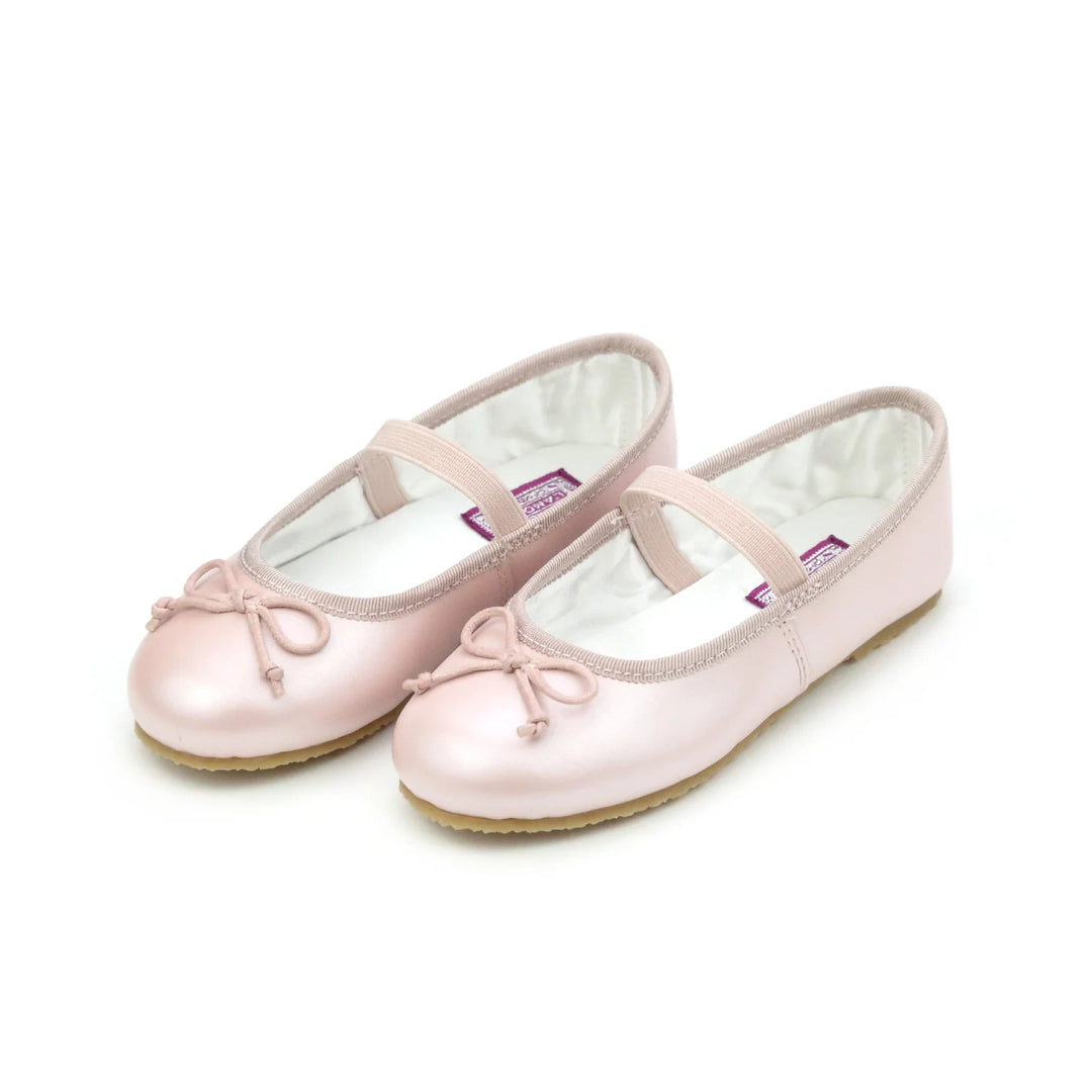 L'amour Alia Ballerina Flat - Pearlized Pink