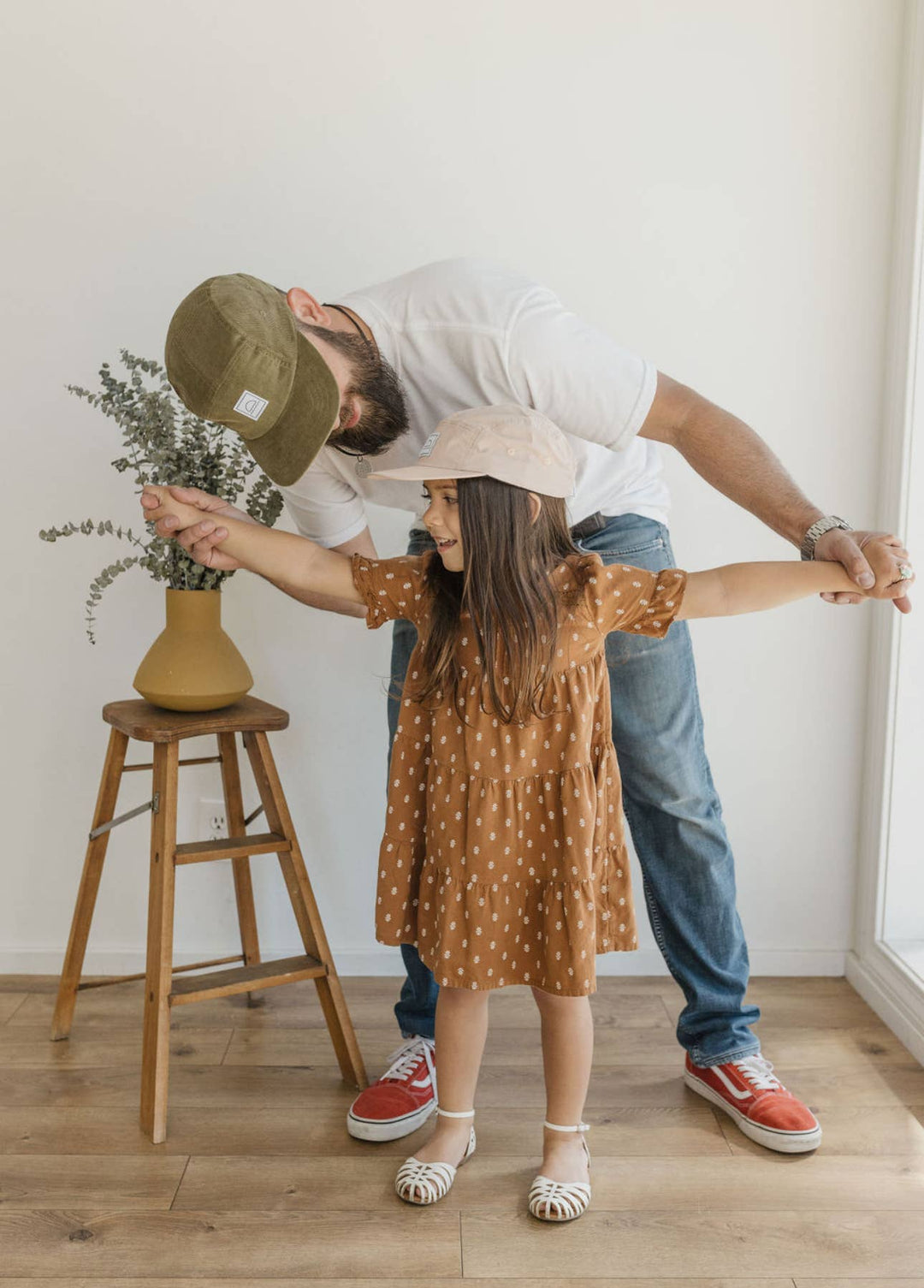 Hey August Corduroy Five-Panel Hat - Moss