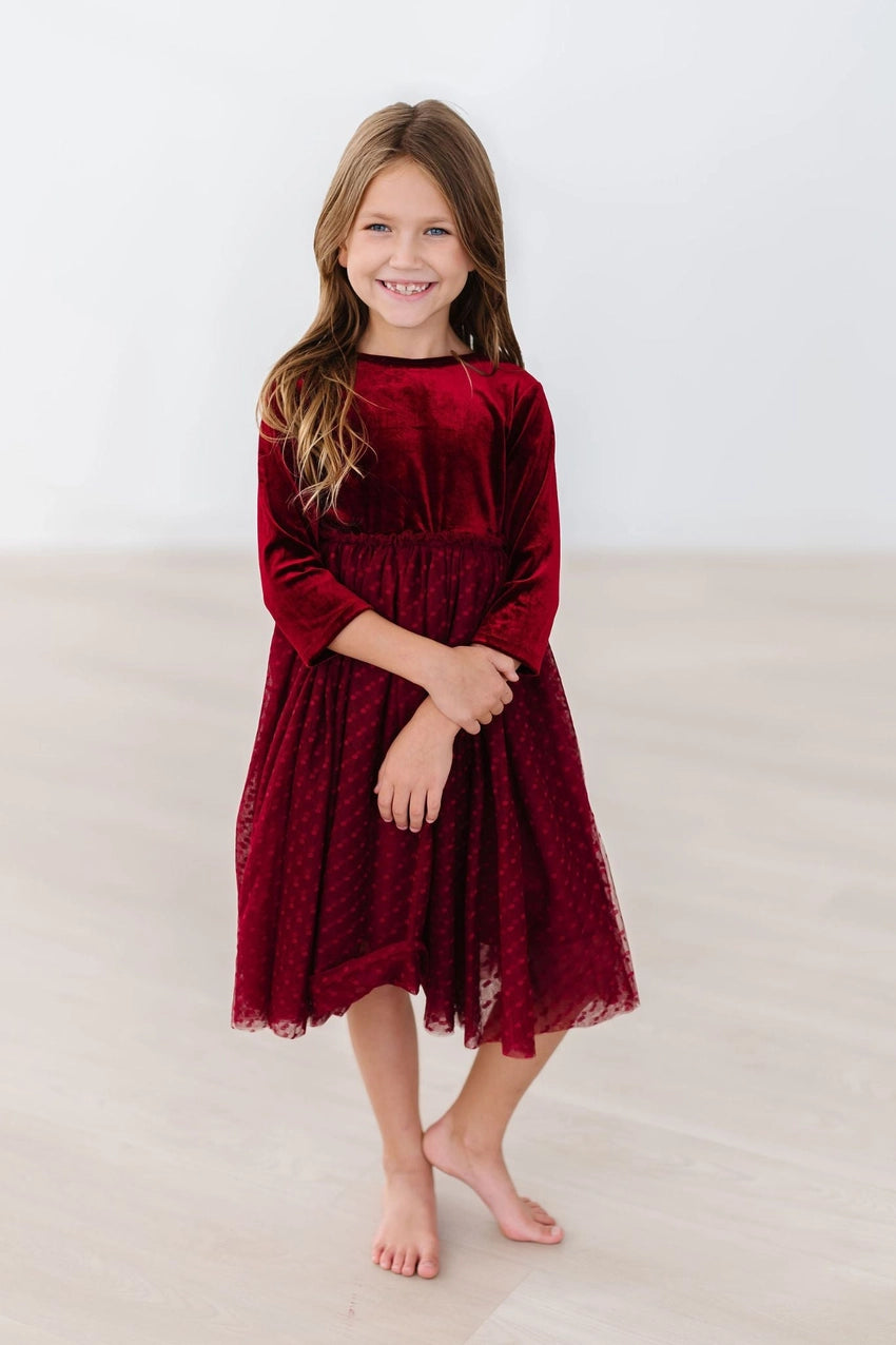 Mila & Rose Cranberry Tutu Dress