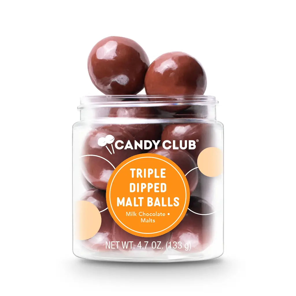 Candy Club Triple-Dipped Malt Balls 5oz