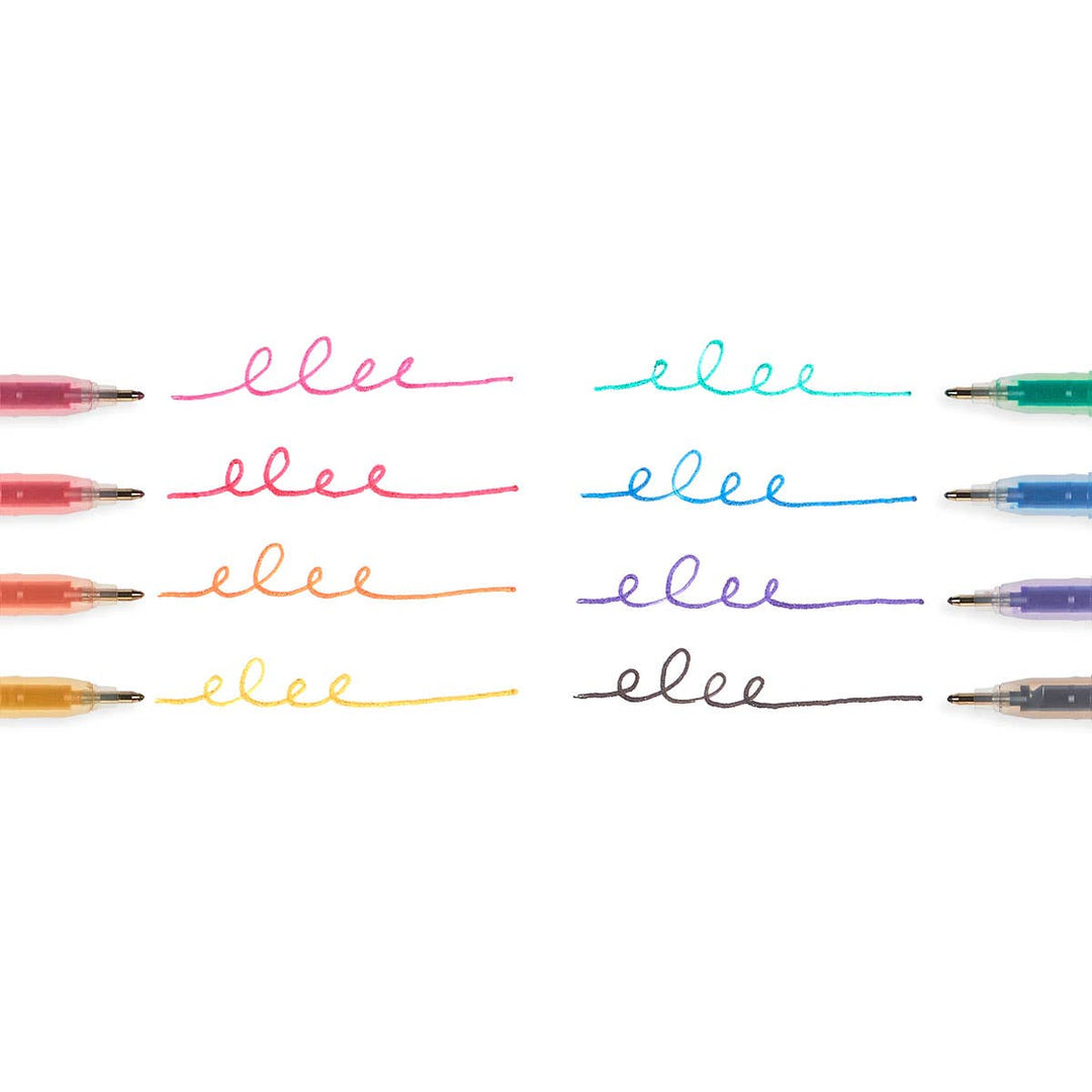 Ooly Radiant Writers Glitter Gel Pens (Set of 8)