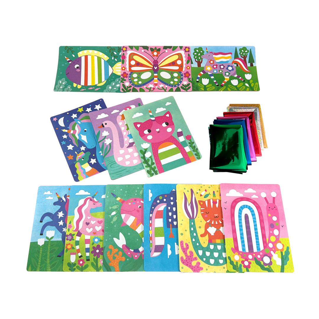 Ooly Foil-tastic Foil Art & Coloring Fun - Whimsical World