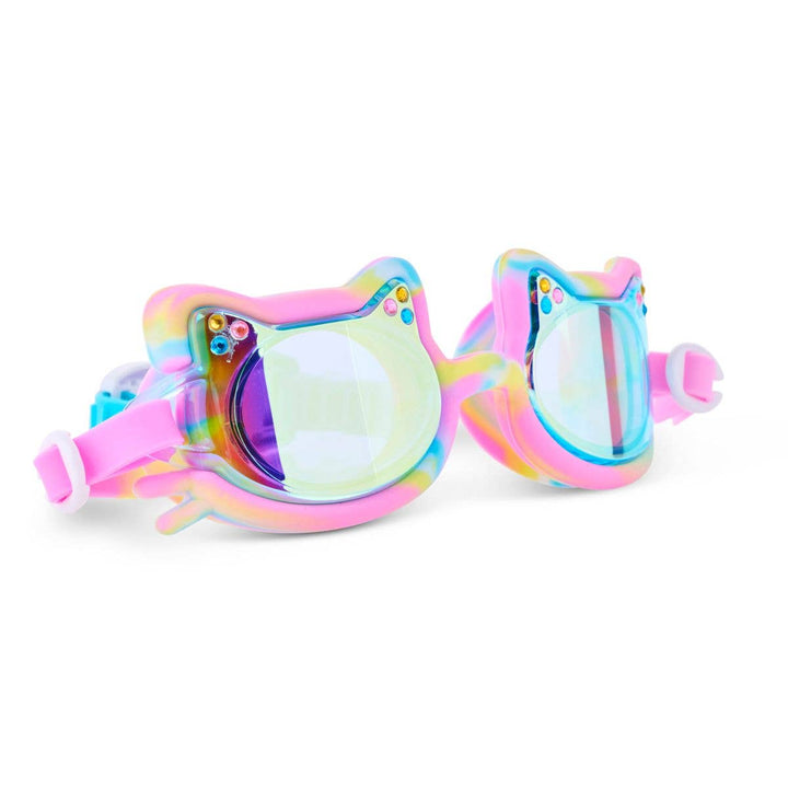 Bling2o Tie-Dye Tabby Flexible Cat Frame Kids' Swim Goggles