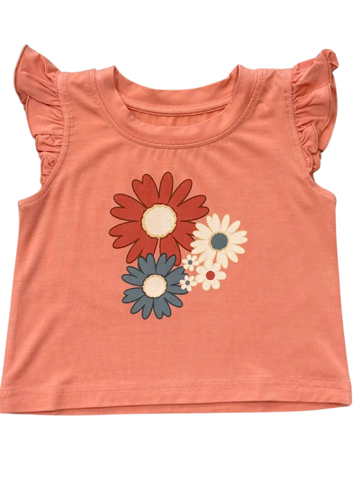 Babysprouts Girl's Sleeveless Top - Zoey Daisy