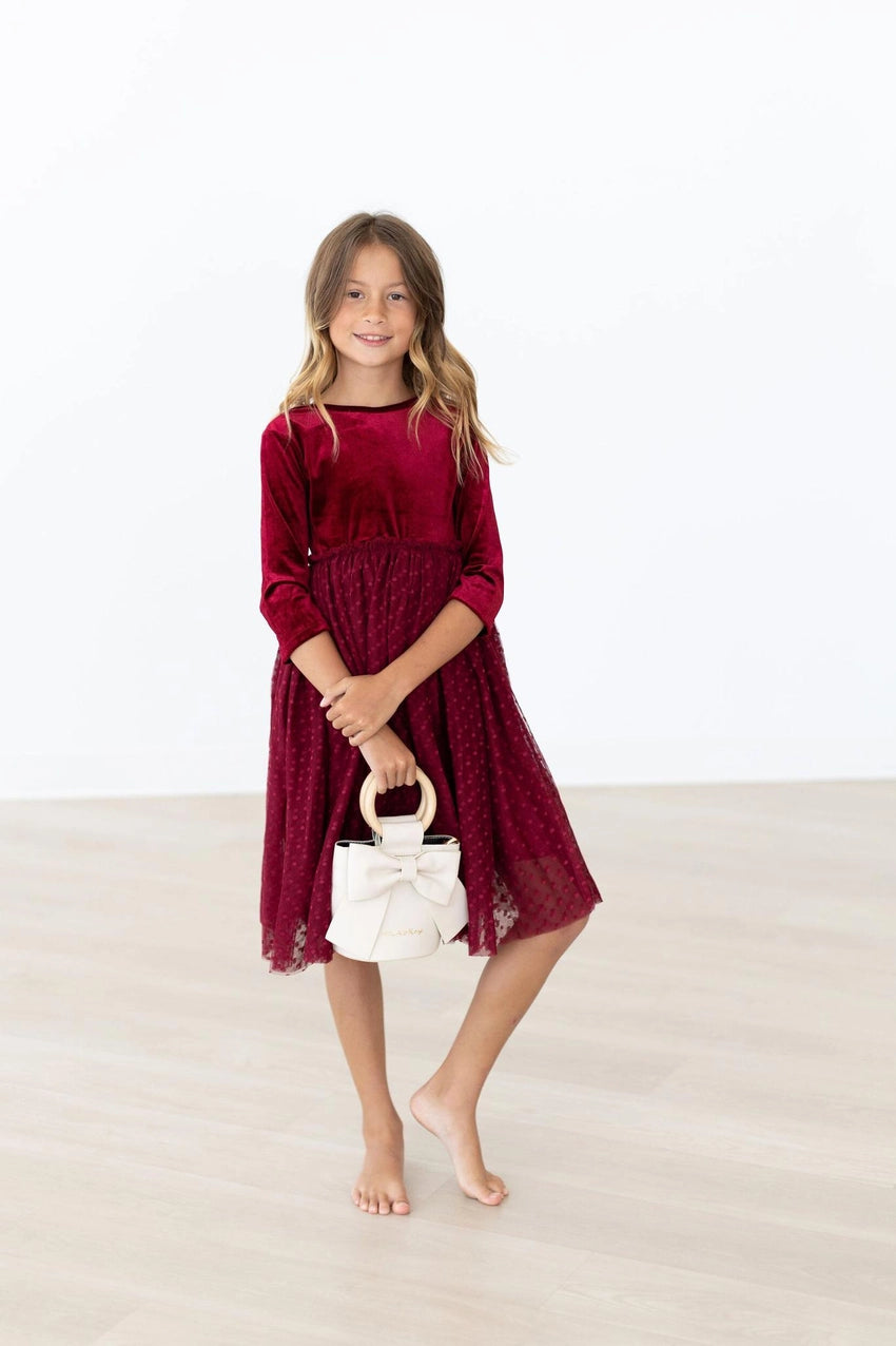 Mila & Rose Cranberry Tutu Dress