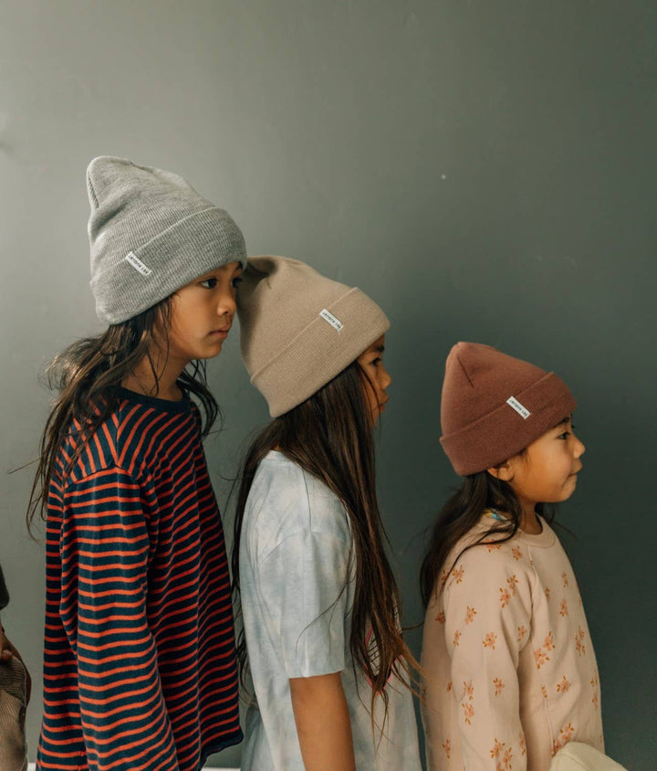 Hey August Knit Cuff Beanie - Mauve