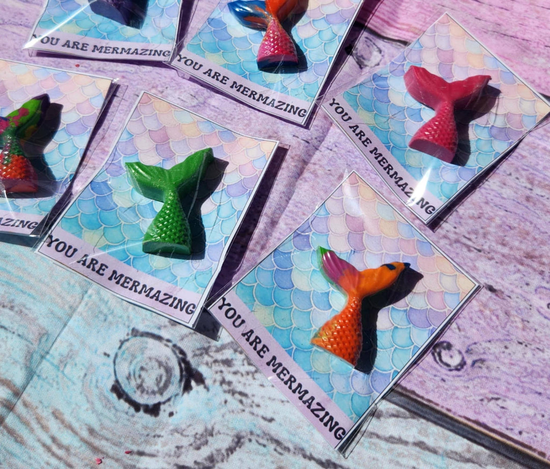 Snazzy Crayons Mermaid Crayon Party Favors