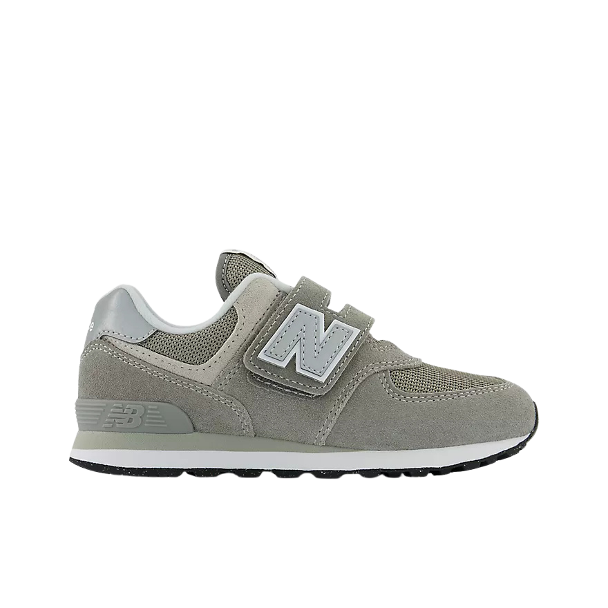 New Balance Core 574 Hook & Loop - Grey White