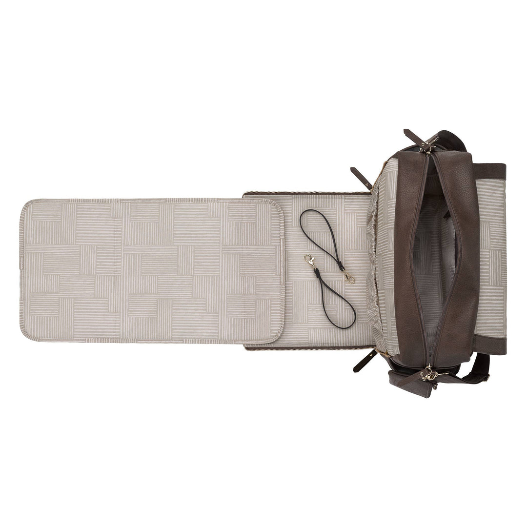 Petunia Boxy Backpack - Saddle