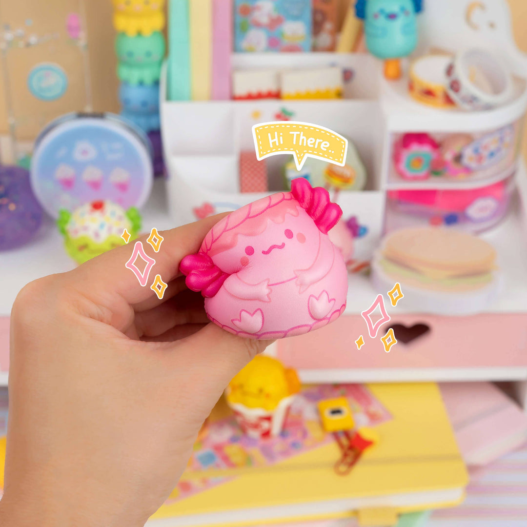 Kawaii Slime Snaxolotl Mini Squishies