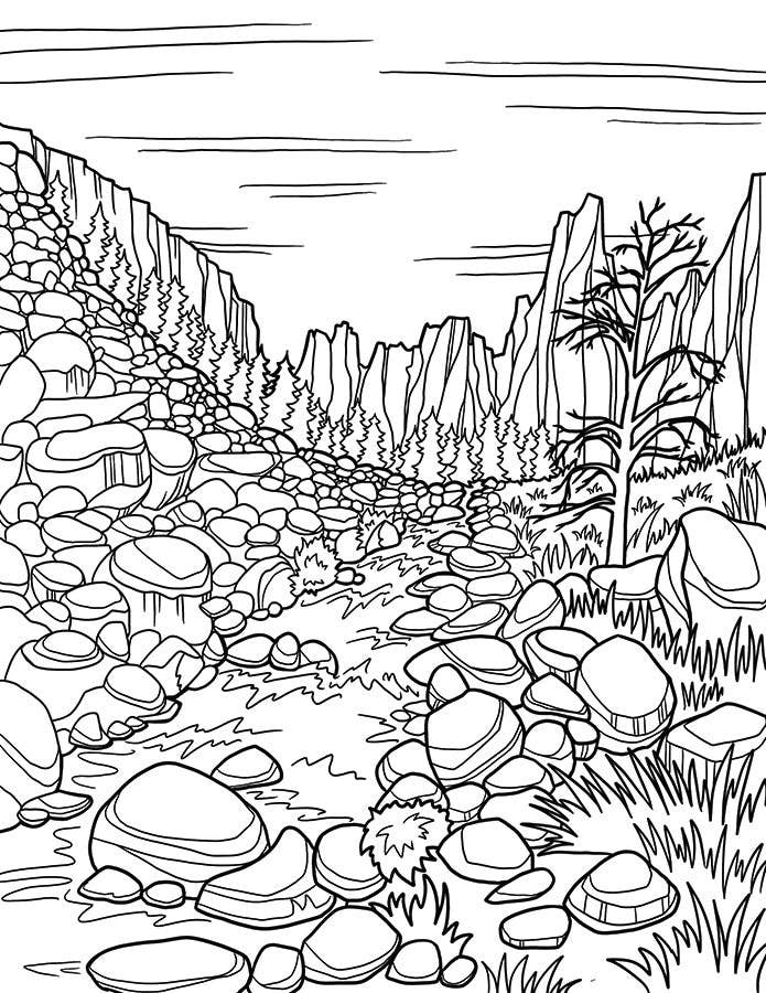 Michele Michael Art The Bend Coloring Book