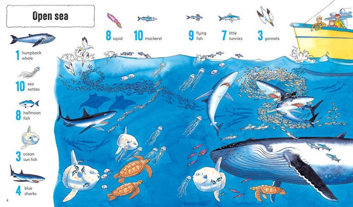 Usborne 1001 Things To Spot In The Sea
