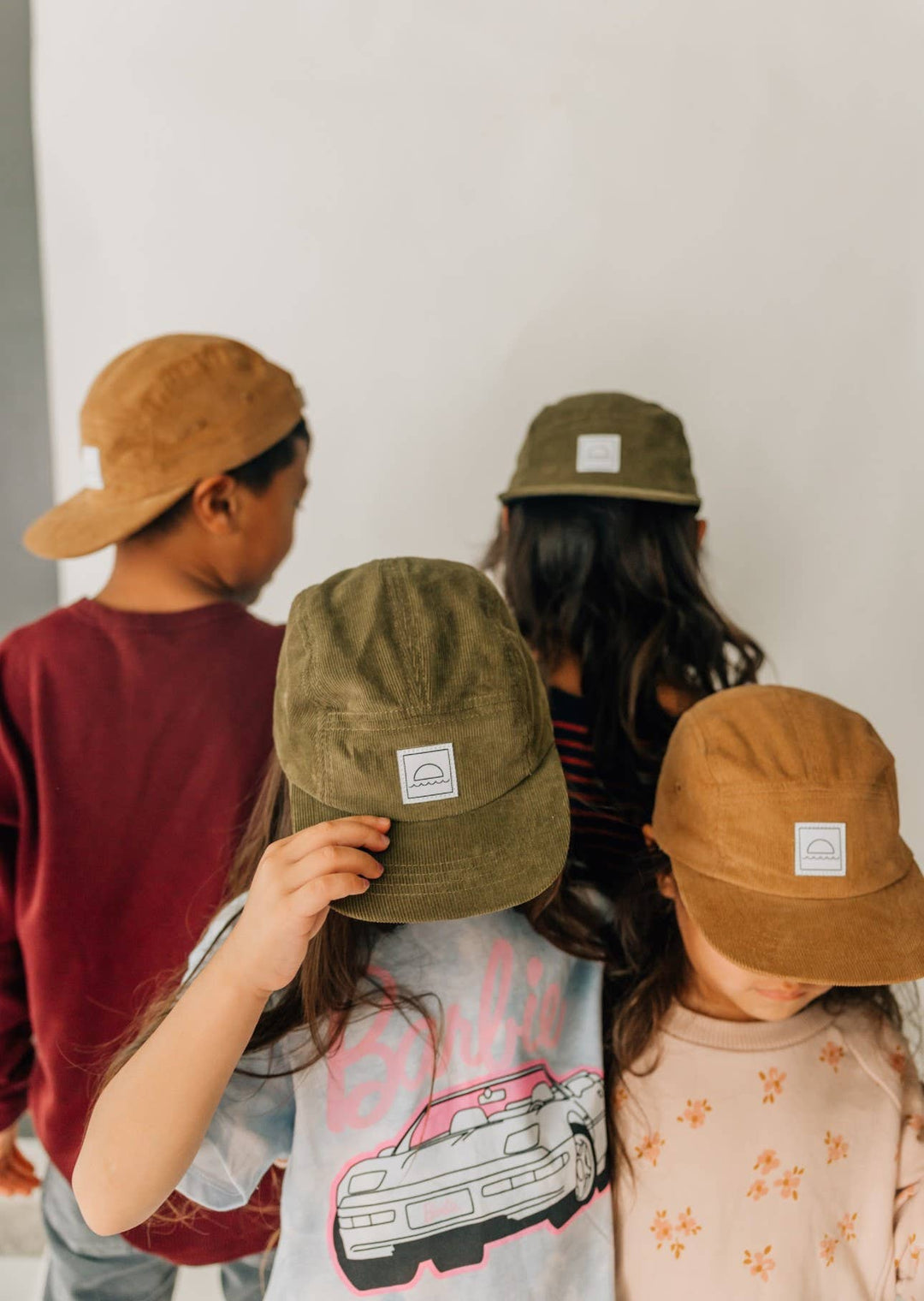 Hey August Corduroy Five-Panel Hat - Moss