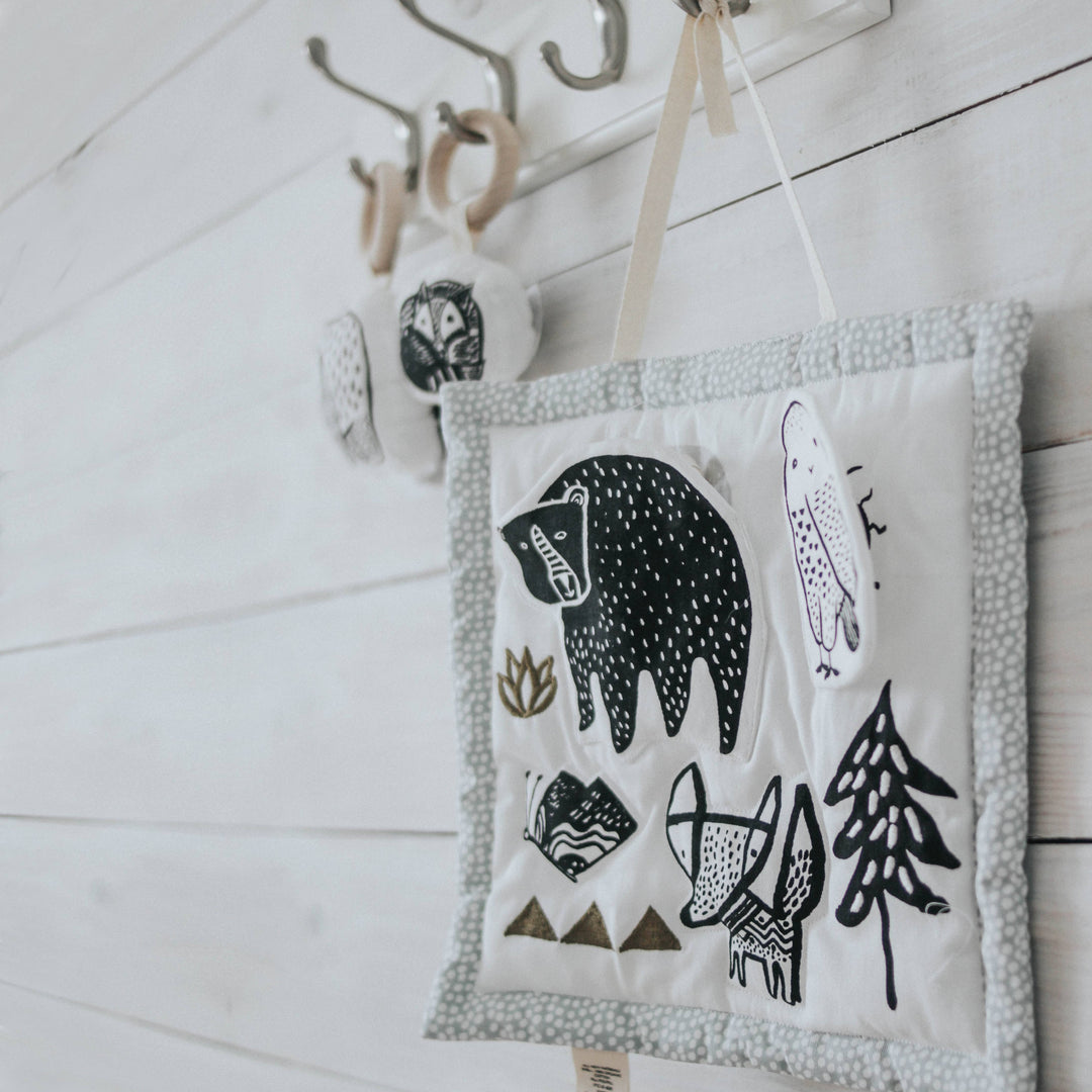 Wee Gallery Organic Activity Pad for Baby - Woodland Animals