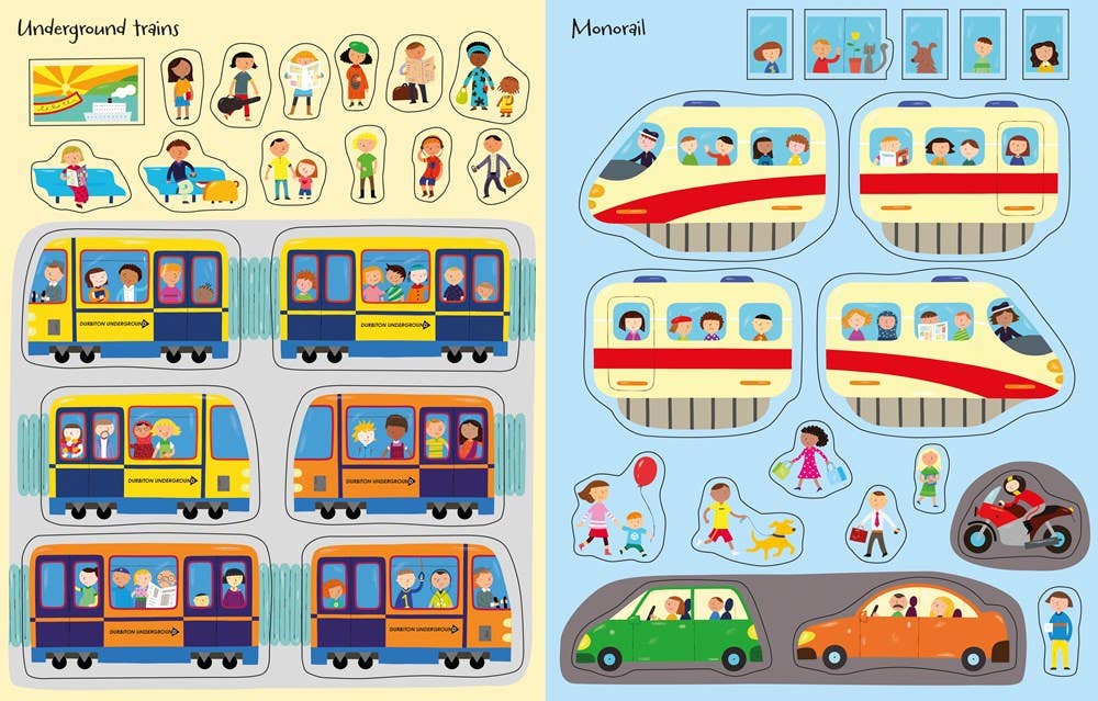 Usborne First Sticker Book Trains