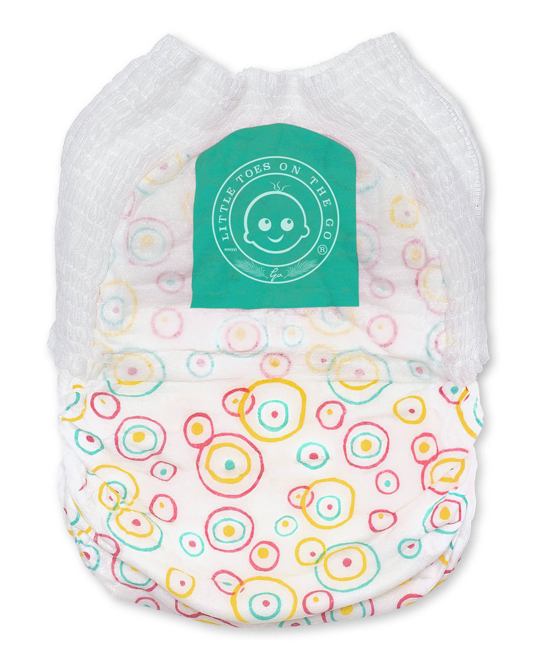 Little Toes On The Go Natural Swim Diapers 2-Pack - Small