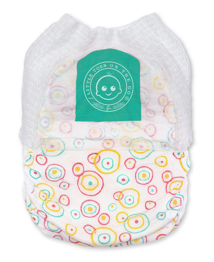 Little Toes On The Go Natural Swim Diapers 2-Pack - Small