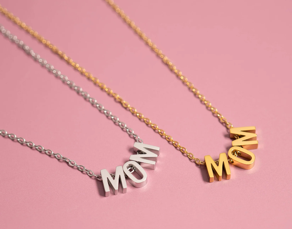 Bella Rey  18k Gold Plated Mom Necklace