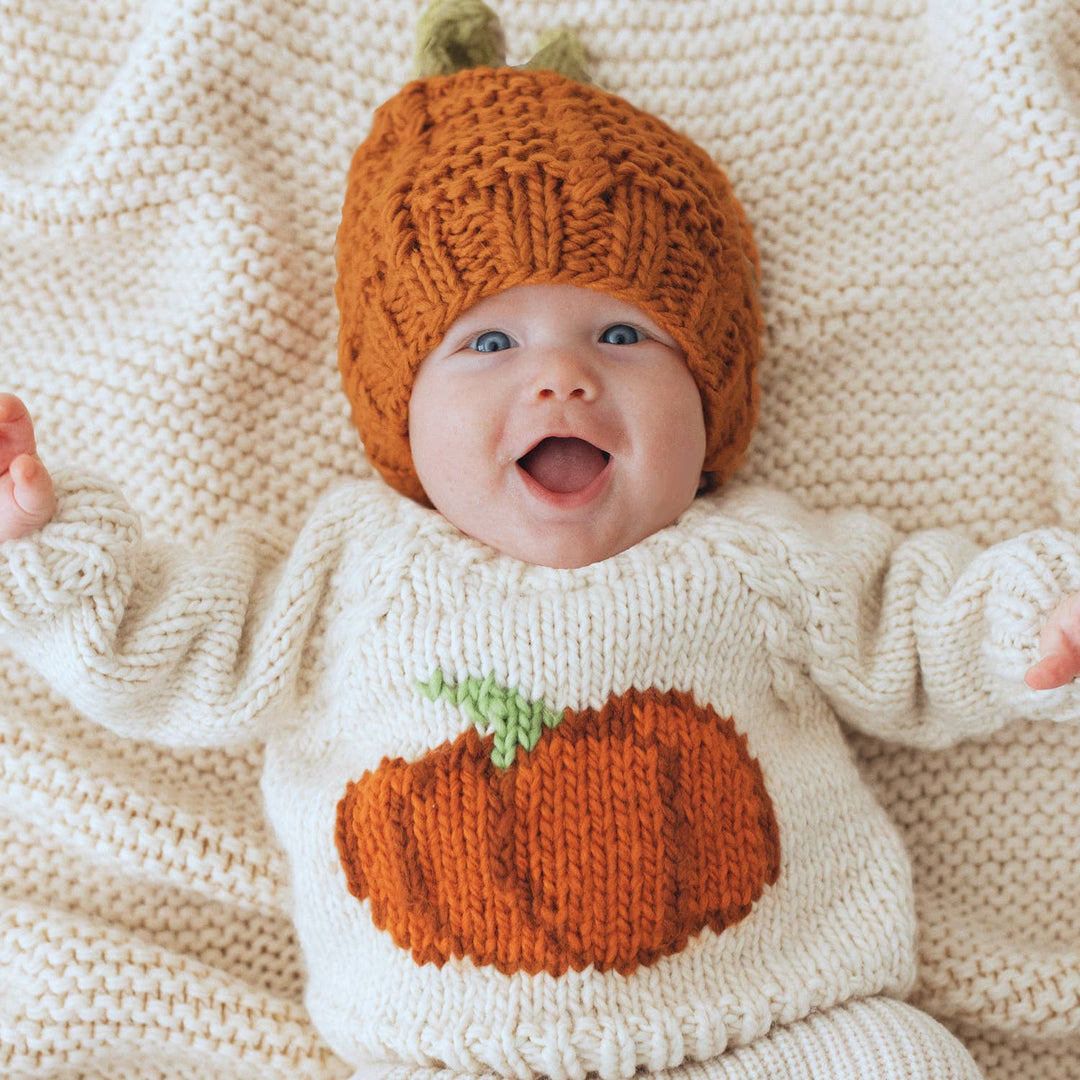 Huggalugs Great Pumpkin Beanie Hat Baby & Kids