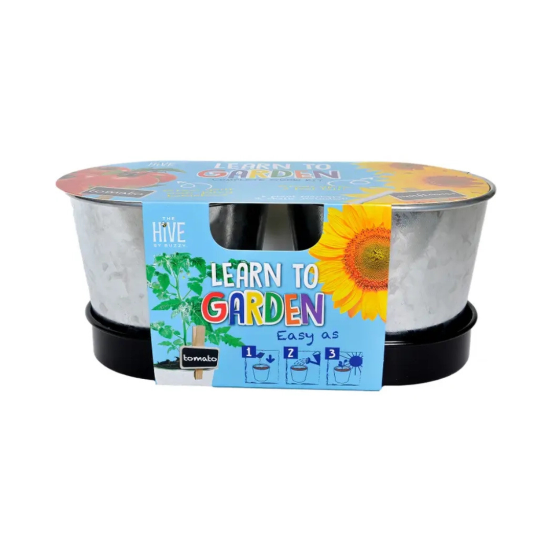 Buzzy Seeds Grow Gifts Learn To Garden Grow Kit – Indoor Plant Starter Set