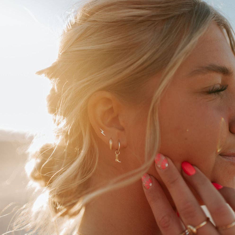 Mauve Jewelry Co. Dolly Boot Hoops