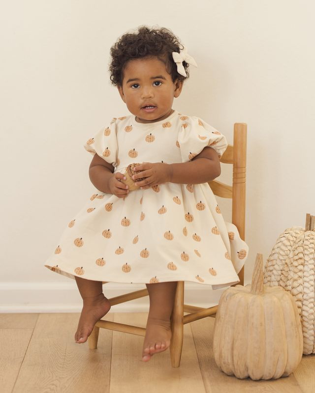 Quincy Mae Darla Dress - Smiley Pumpkins