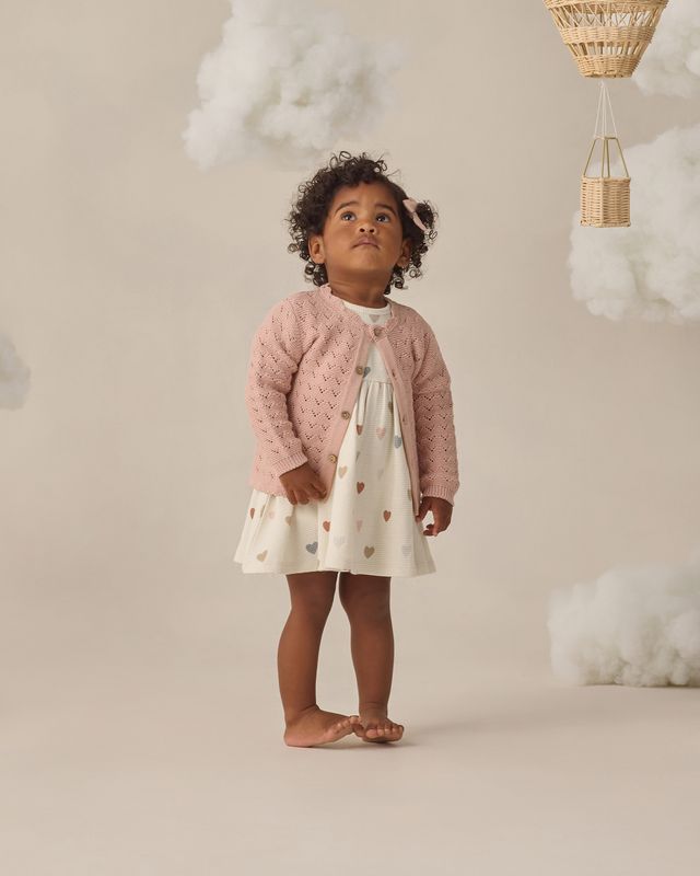 Quincy Mae Darla Dress - Confetti Hearts