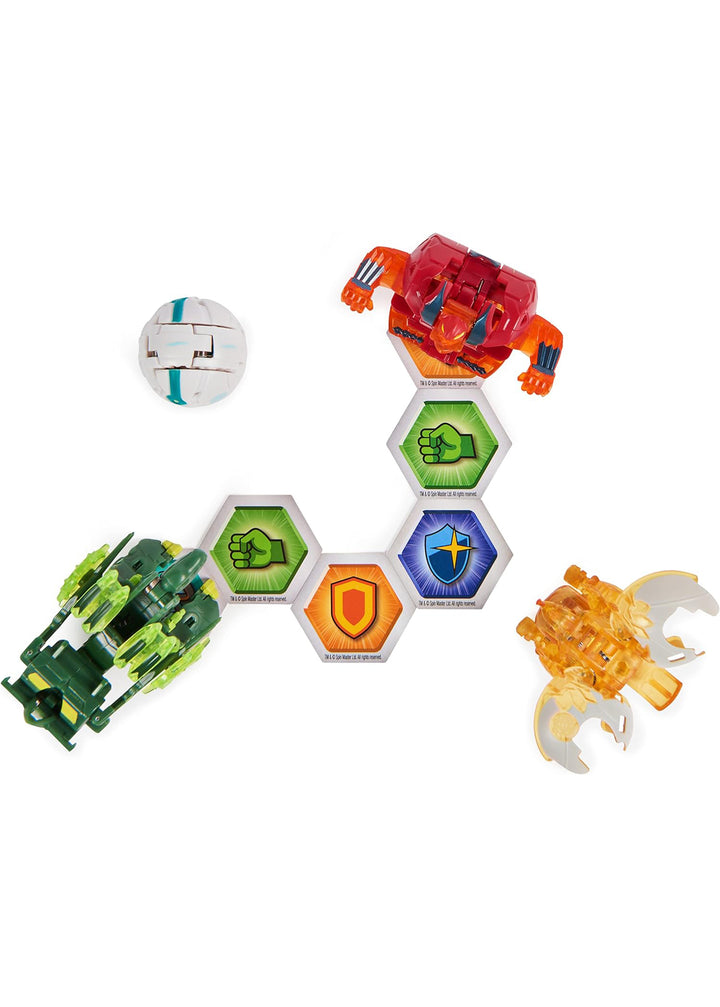 Bakugan Legends Collection Pack: Centipod /Surturan Geogan/Dragonoid Nova/Trox Ultra