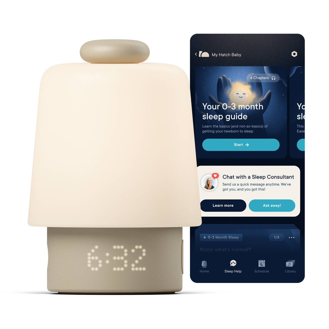 Hatch Baby Sleep Support Sound Machine & Night Light - Putty