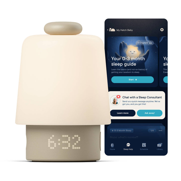 Hatch Baby Sleep Support Sound Machine & Night Light - Putty